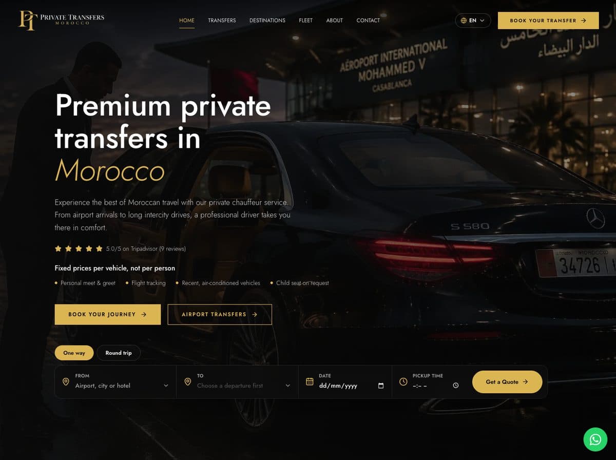 Private Transfers Morocco — Airport transfers